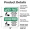 Signmission Safety Culture Sign, 18 in Width, Aluminum, Rectangle, Bilingual OS-2PACK-SF-A-1824-L-10768 - alternate 6